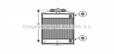 AVA QUALITY COOLING bw2367 -  Радиатор, охлаждение двигателя